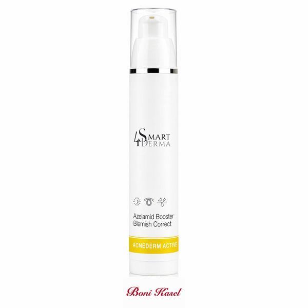 Нічний себорегулювальний флюїд &laquo;Azelamid&raquo; Smart4Derma Acne Derm Active, проти акне, 50 мл 409 фото