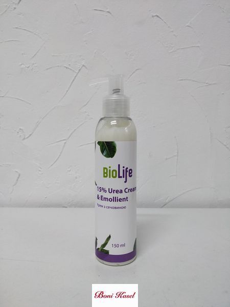 Відновлюючий крем для тіла з сечовиною 15% для сухої шкіри BioLife, 150 мл 2863759600 фото