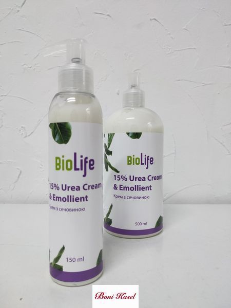 Відновлюючий крем для тіла з сечовиною 15% для сухої шкіри BioLife, 150 мл 2863759600 фото