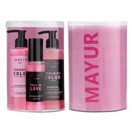 Подарунковий набір для тіла та фарбованого волосся "Colour Ceramide", TM Mayur 5.17 2727464980 фото