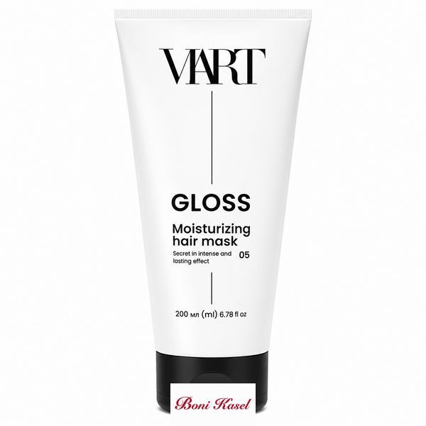 Професійна зволожуюча маска для волосся VIART Gloss Hair Mask з кератином та амінокислотами, 200 мл V 0026 фото