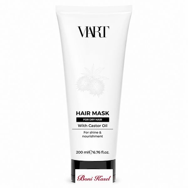 Професійна відновлювальна ліпідна маска для сухого волосся Viart Smoth Mask with Castor for Dry Hair, 200 мл V 0027 фото