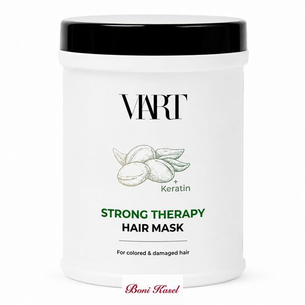 Професійна маска для фарбованого волосся Viart Strong Therapy Mask Keratin With Argan For Colored Hair, 1000 мл V 0031 фото