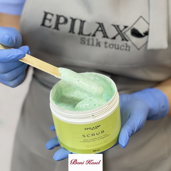 Скраб для тіла Epilax, Аloe&Green Tea, 300 мл 1181 фото