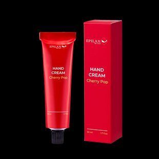 Зволожуючий та живильний крем для рук Cherry Pop ТМ Epilax Silk Touch 50 мл 2881128993 фото