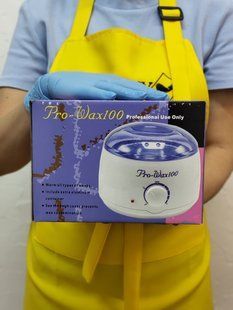 Воскоплав банковий із терморегулятором PRO-WAX 100 White для воску в гранулах і таблетках на 400 мл 1528268116 фото