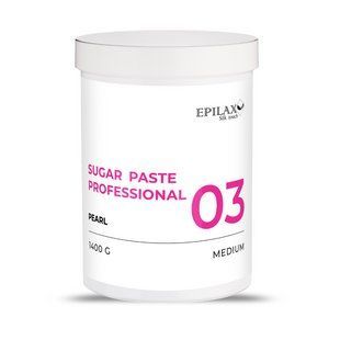 Цукрова паста для шугарингу Epilax лінійка Pearl 1400 г Midi (середня) 22076 фото
